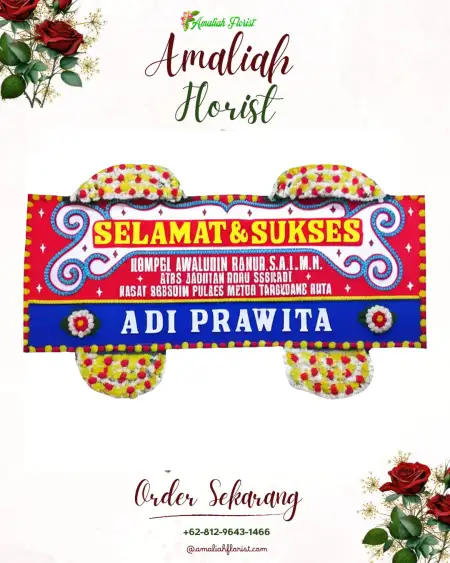 Papan Bunga Ucapan Selamat Jugo