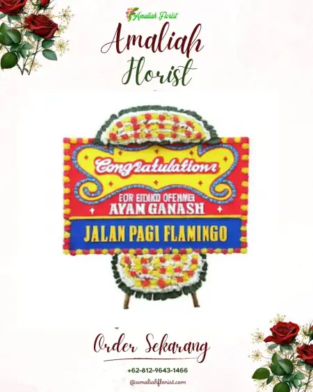 Sewa Papan Bunga Jugo